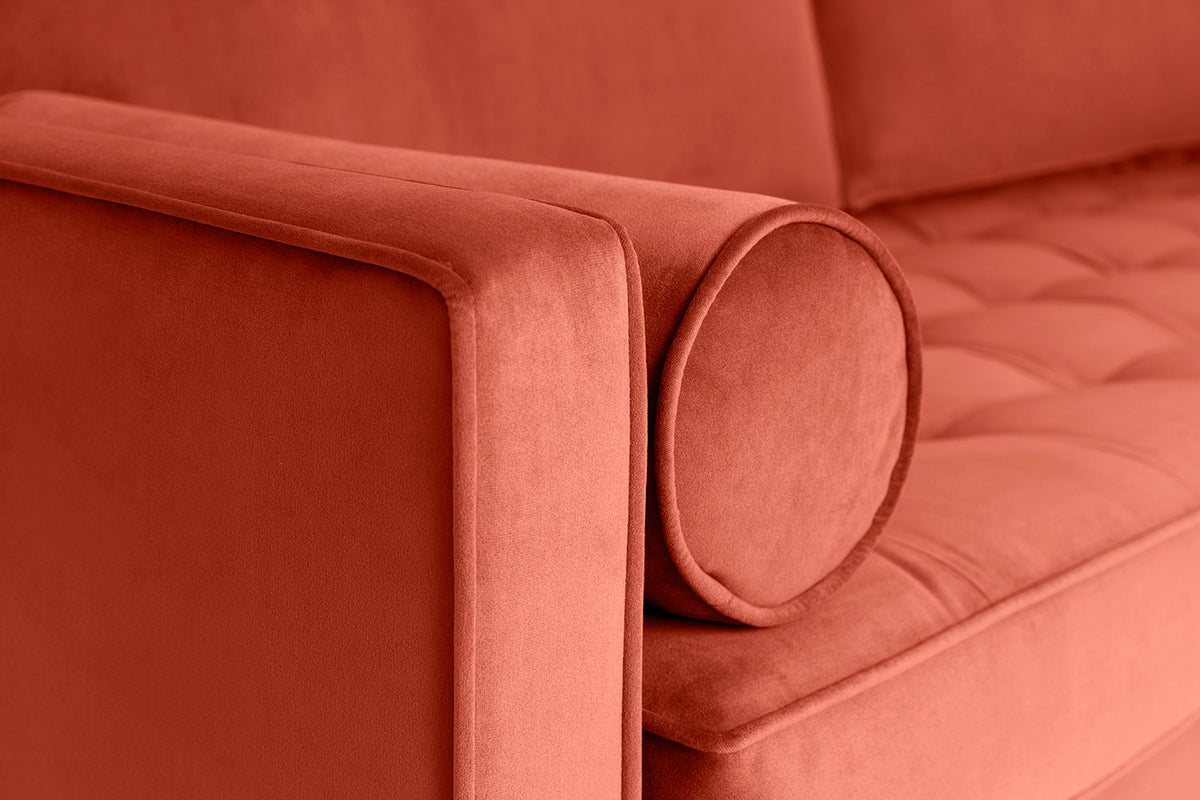 Model 02 3-Seater Sofa, Paprika