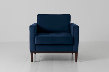 Model 02 Armchair, Indigo