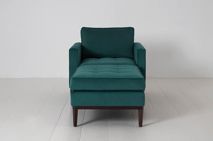 Model 02 Chaise Longue, Kingfisher