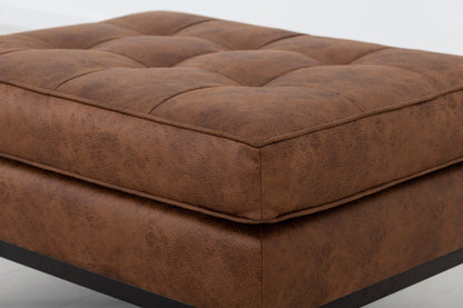 Model 02 Ottoman, Chestnut