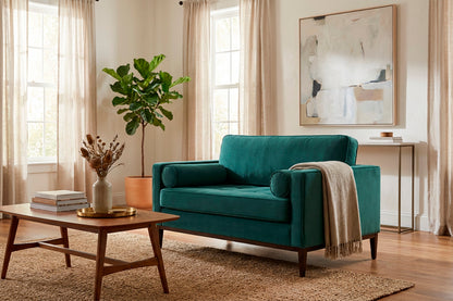 Model 02 Loveseat, Kingfisher
