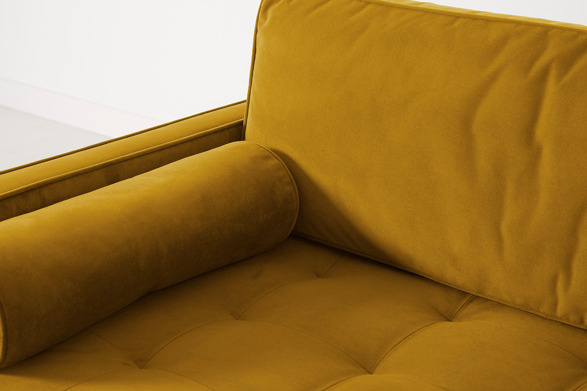Model 02 Loveseat, Mustard