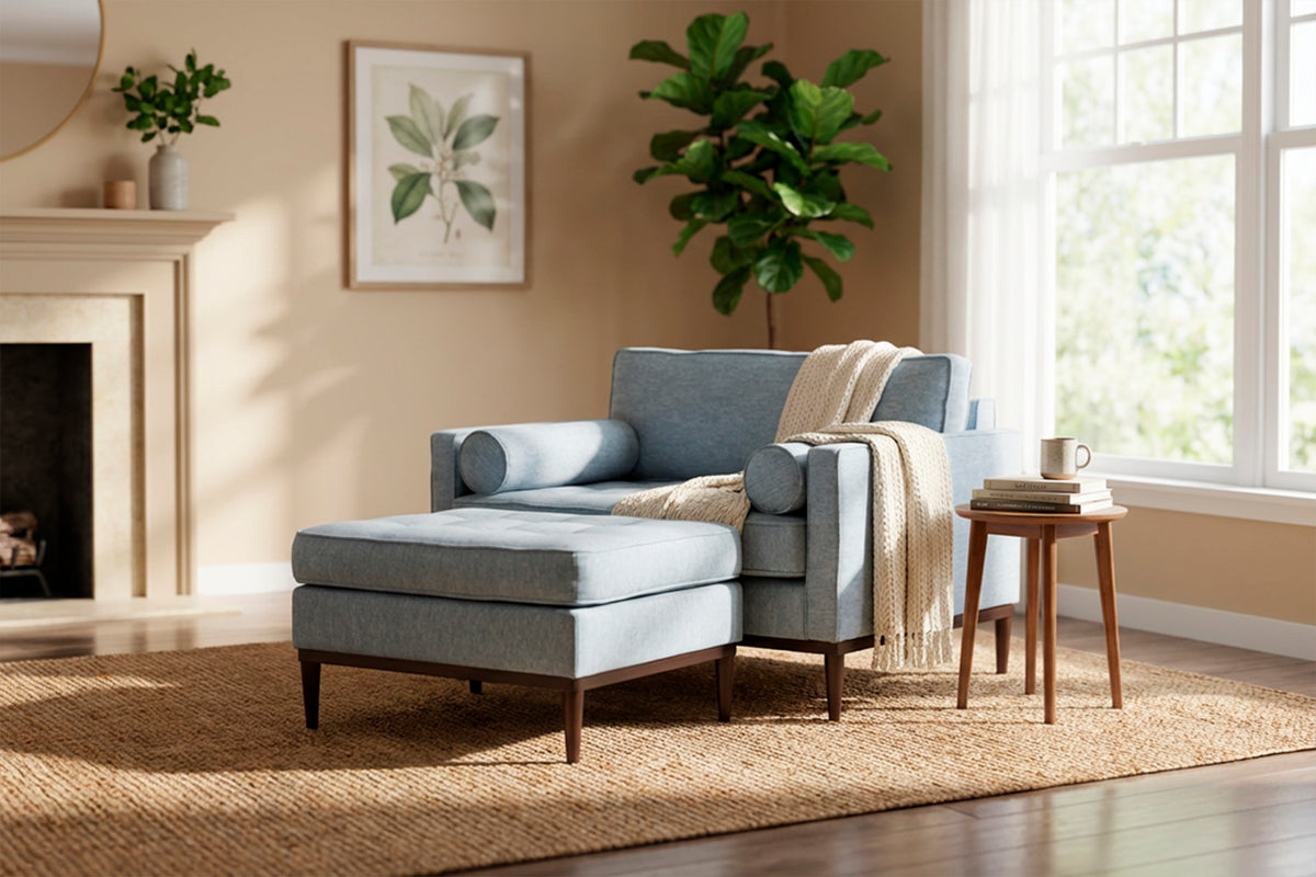 Model 02 Loveseat, Seaglass