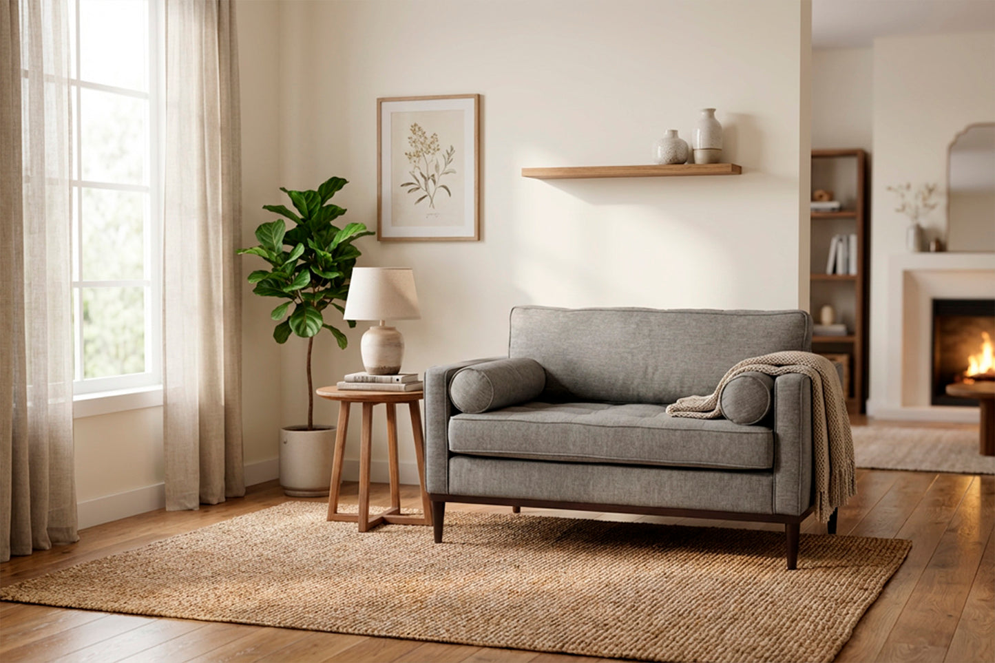 Model 02 Loveseat, Shadow