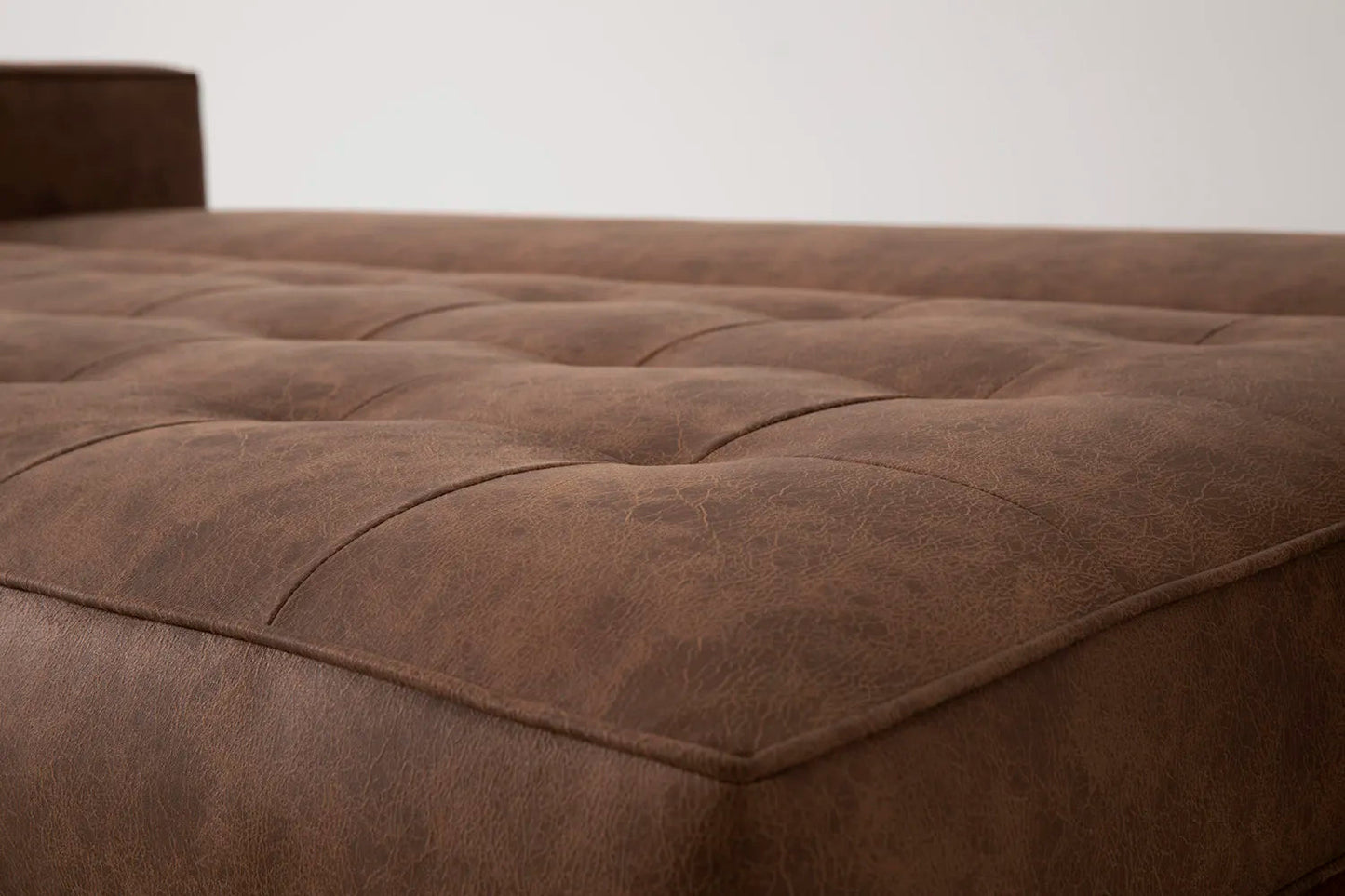 Model 02 Sofa Bed 3 Seater, Chestnut
