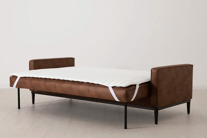 Model 02 Sofa Bed 3 Seater, Chestnut