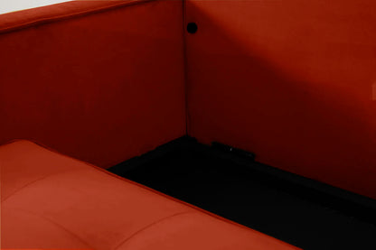 Model 02 Sofa Bed 3 Seater, Paprika