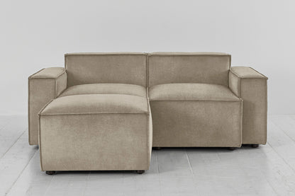 Model 03 2-Seater Left Chaise Sofa, Flax