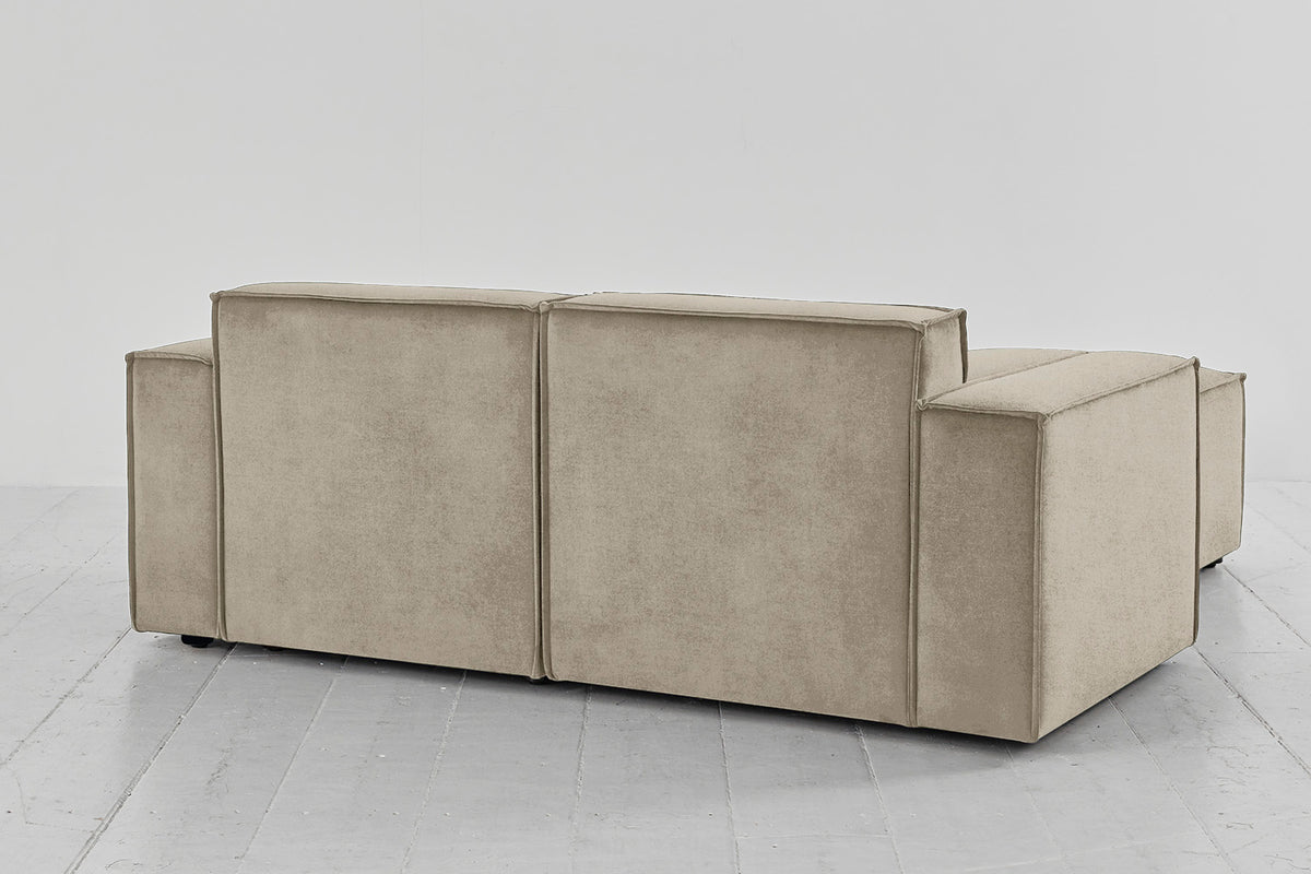 Model 03 2-Seater Left Chaise Sofa, Flax