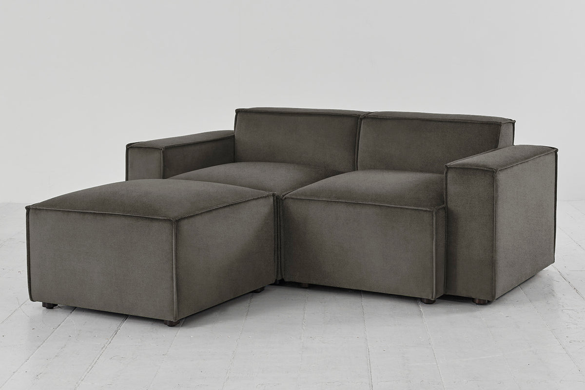 Model 03 2-Seater Left Chaise Sofa, Mink