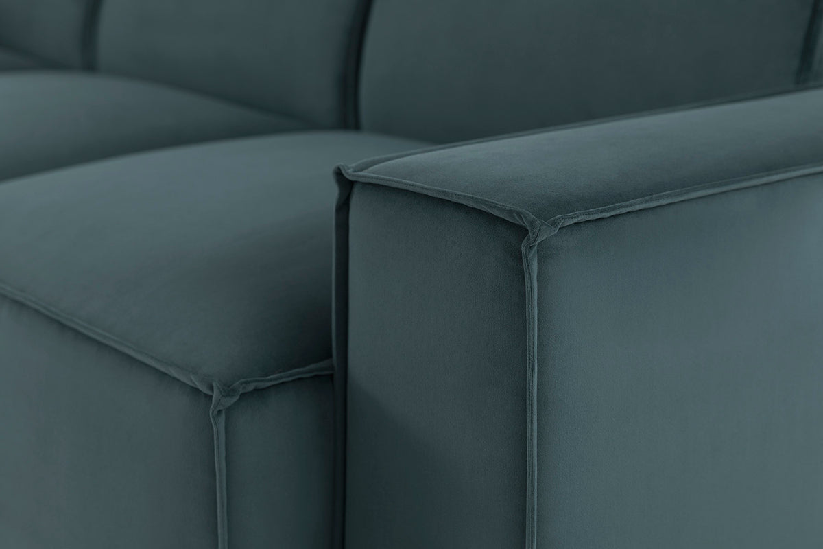 Model 03 2-Seater Left Chaise Sofa, Petrol