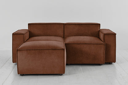 Model 03 2-Seater Left Chaise Sofa, Russet