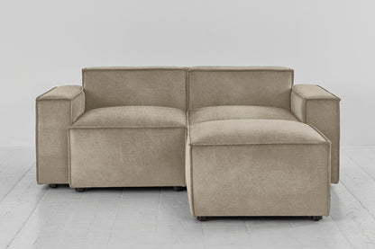 Model 03 2-Seater Right Chaise Sofa, Flax