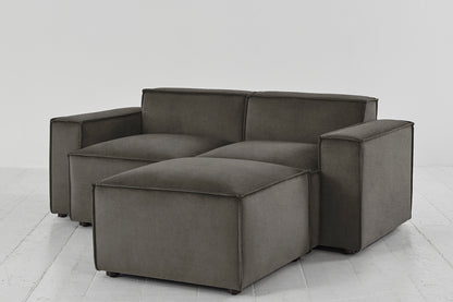 Model 03 2-Seater Right Chaise Sofa, Mink