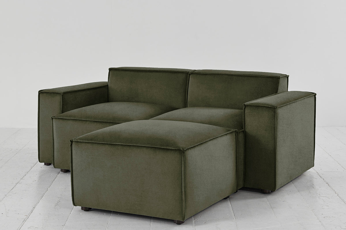 Model 03 2-Seater Right Chaise Sofa, Pine