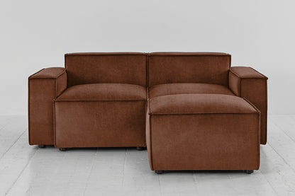Model 03 2-Seater Right Chaise Sofa, Russet