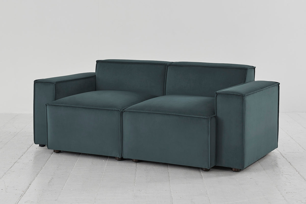 Model 03 2-Seater Sofa, Petrol