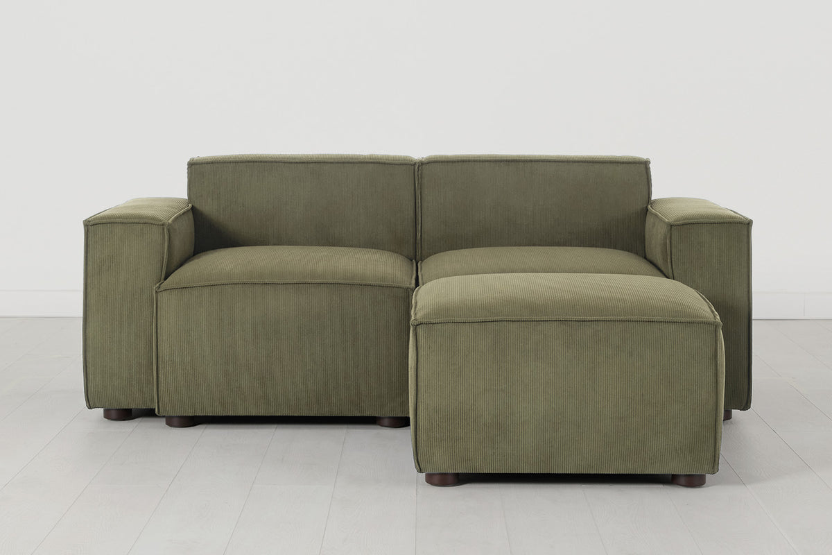 Model 03 2-Seater Right Chaise Sofa, Fennel