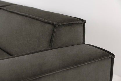Model 03 3-Seater Left Chaise Sofa, Mink