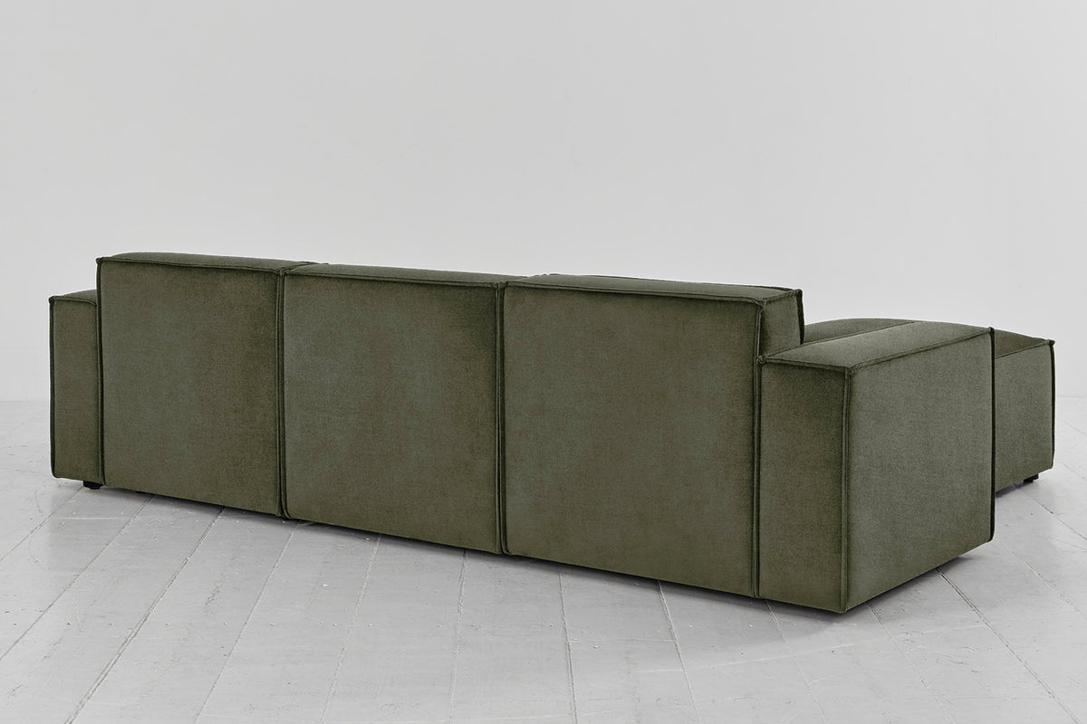 Model 03 3-Seater Left Chaise Sofa, Pine