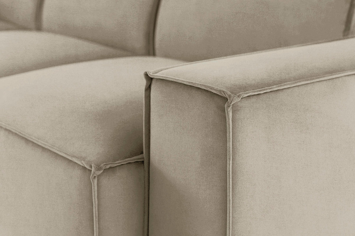 Model 03 3-Seater Right Chaise Sofa, Flax
