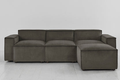 Model 03 3-Seater Right Chaise Sofa, Mink