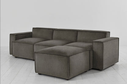Model 03 3-Seater Right Chaise Sofa, Mink