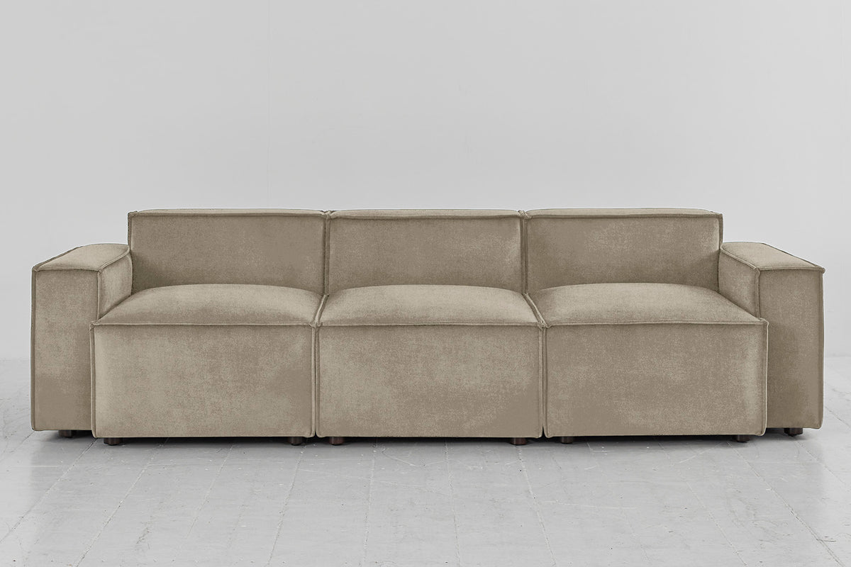 Model 03 3-Seater Sofa, Flax