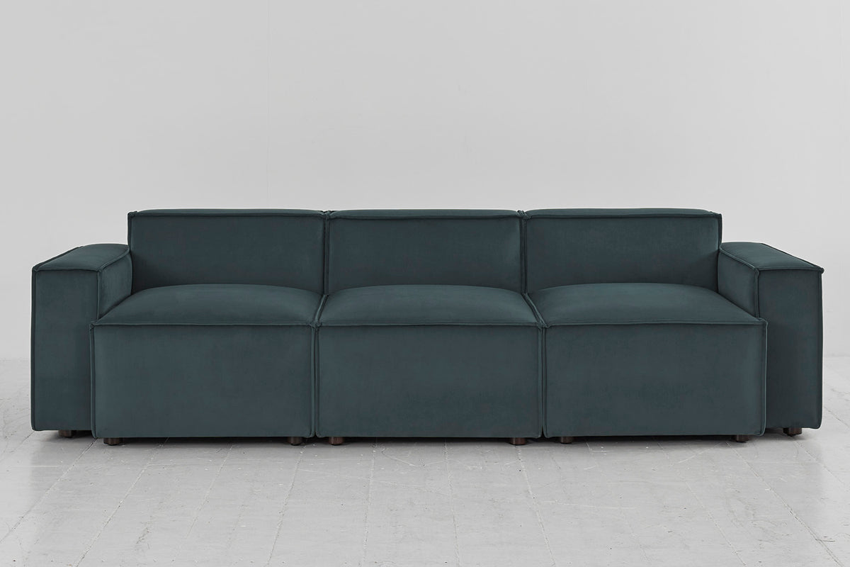 Model 03 3-Seater Sofa, Petrol