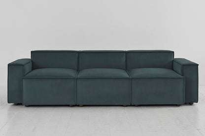 Model 03 3-Seater Sofa, Petrol