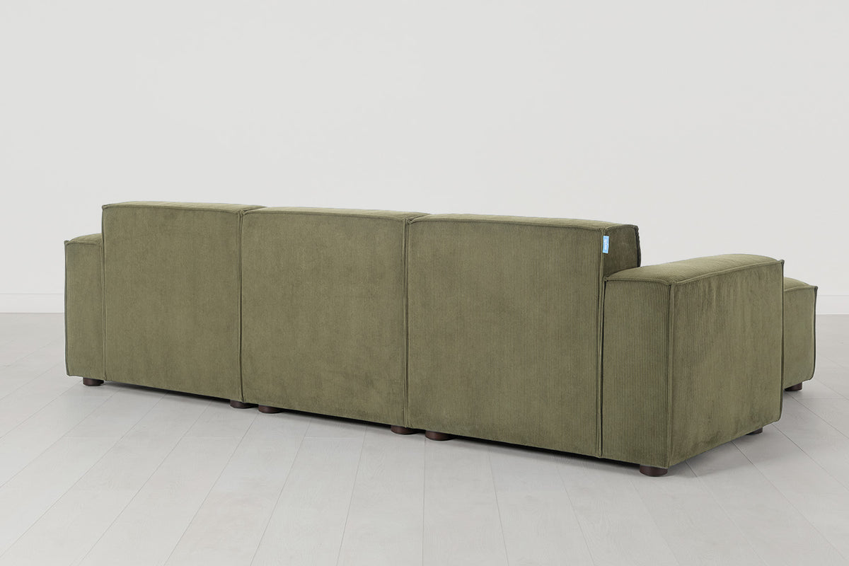 Model 03 3-Seater Right Chaise Sofa, Fennel