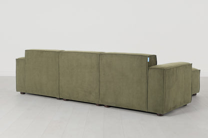 Model 03 3-Seater Right Chaise Sofa, Fennel
