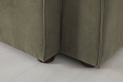 Model 03 Corner Sofa with Ottoman, Fennel