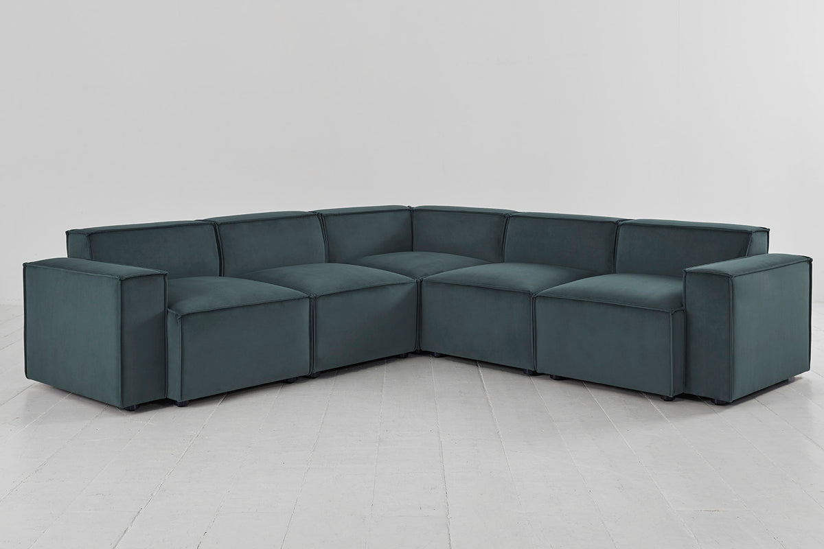 Model 03 Corner Sofa, Petrol