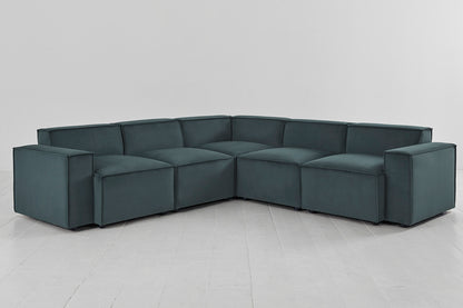 Model 03 Corner Sofa, Petrol