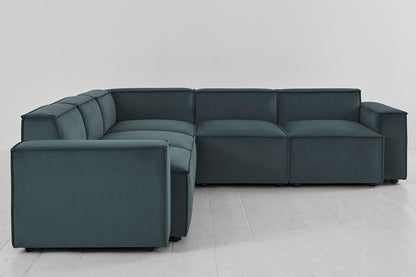 Model 03 Corner Sofa, Petrol