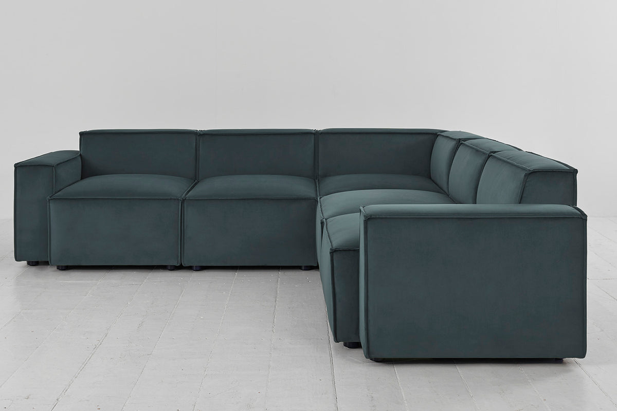 Model 03 Corner Sofa, Petrol