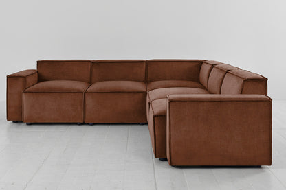 Model 03 Corner Sofa, Russet