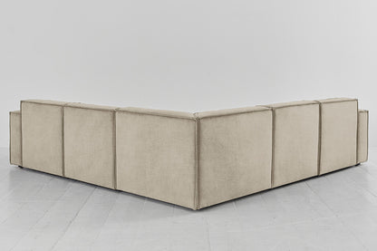 Model 03 Corner Sofa with Ottoman, Flax