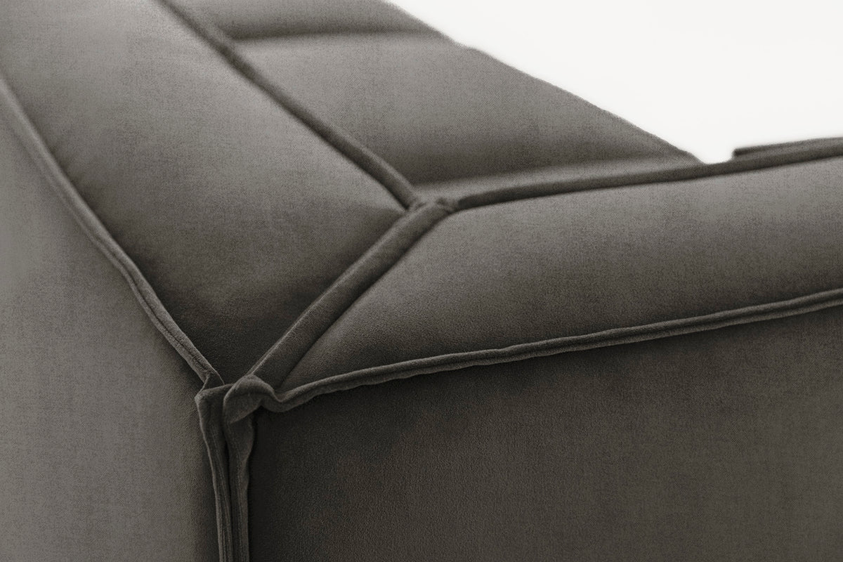 Model 03 Corner Sofa with Ottoman, Mink