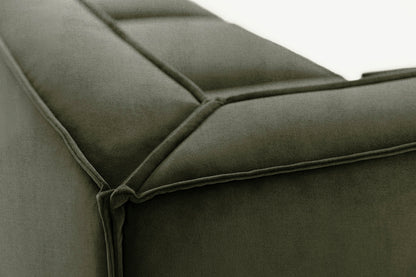 Model 03 Corner Sofa with Ottoman, Pine