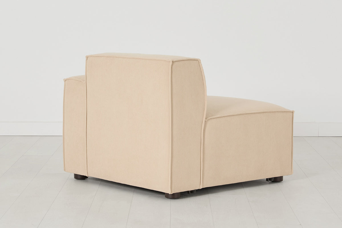 Model 03 Right Arm Sofa Module, Sand