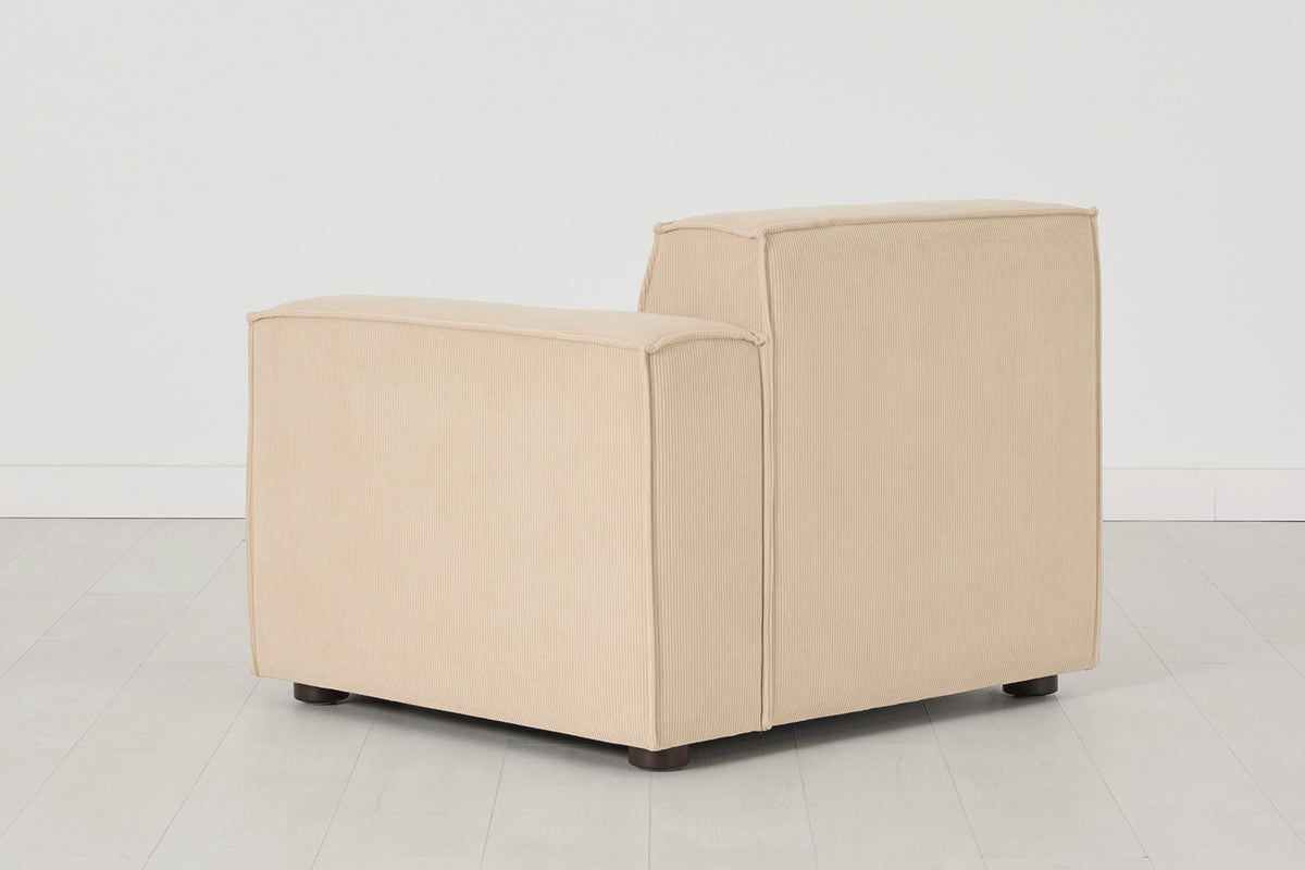 Model 03 Right Arm Sofa Module, Sand