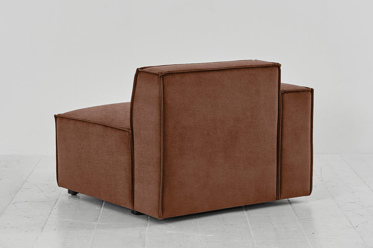 Model 03 Left Arm Sofa Module, Russet