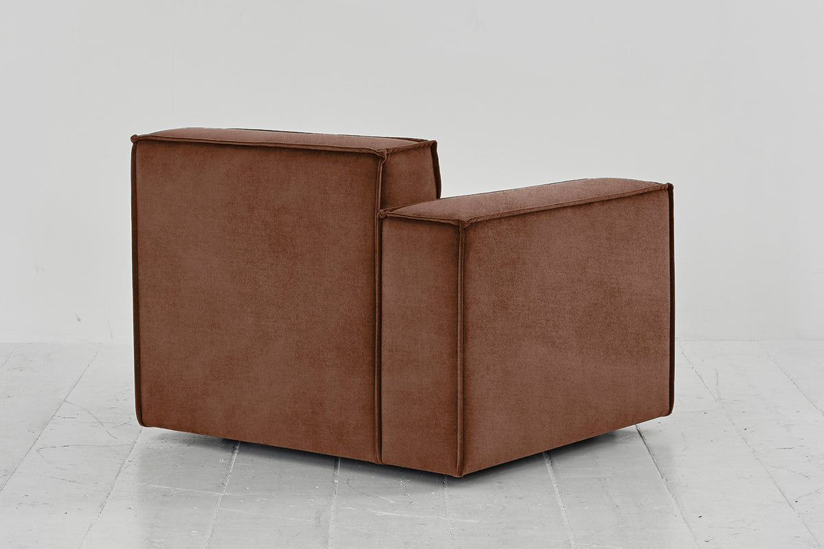 Model 03 Left Arm Sofa Module, Russet