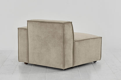 Model 03 Right Arm Sofa Module, Flax