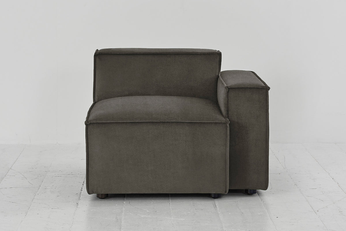 Model 03 Right Arm Sofa Module, Mink
