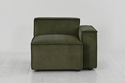Model 03 Right Arm Sofa Module, Pine