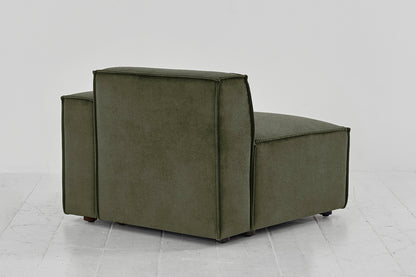 Model 03 Right Arm Sofa Module, Pine