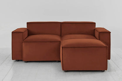 Model 03 2-Seater Right Chaise Sofa, Umber